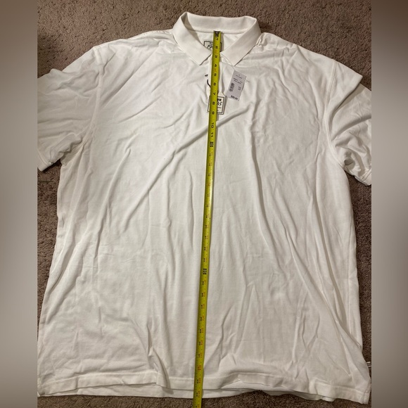 NWT Jos A Bank 1905 Cotton Polo Adult Mens Size 2X White Work Dress Church Shirt - Picture 5 of 9